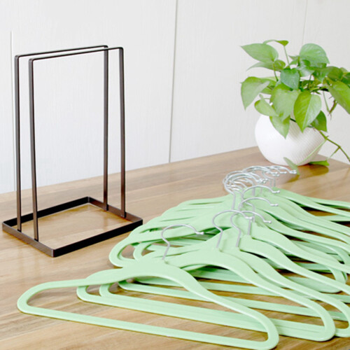 4X Hanger Storage Organizer, Hanger Stacker Rack for Laundry Closet, Hanger Caddy Stand 2