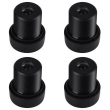 4Stück 3.6mm 92 Grad Weitwinkel CCTV Kamera IR Brett-Objektiv Fokal Fuer 1/3 Zoll CCD