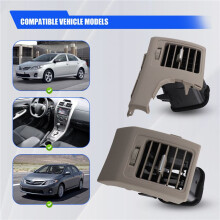 Car Dashboard Left Right Air Conditioning Outlet Assembly for 2007-2013 A/C Outlet Vents Panel Cover LHD