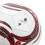 Thickened No.5 PVC Practice Soccer Red Fire Pattern 323g 5