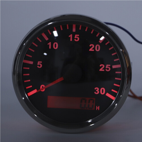 85mm Waterproof Boat Tachometer Sensor 3.3in LCD 12V/24V