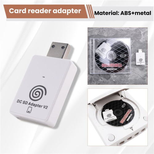 /TF Card Adapter Reader for  Dreamcast and CD with DreamShell Boot Loader Read Games for  Dreamcast Consoles 1