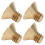 Copper Flat Head Screws 50pk M4x6 8