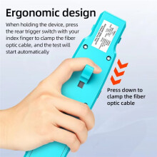 A-50+ Active Optical Fiber Identifier+Wire Tracker Visual Fault Locator -50-+26dBm Rechargeable Fiber Cable Tester