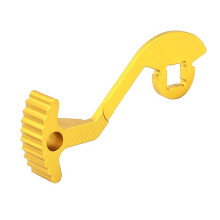 Eenhandige Bedieningszender Stuurwiel Trigger Duimhendel voor Flysky Noble NB4 NB4+ Controller Upgrade Goud