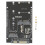 2X M.2 NGFF MSATA SSD para 2,5 Polegadas  3.0 Adaptador 2 em 1 Placa Conversora para PC Laptop 2