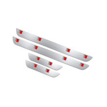 Car LED Door Pedal Light, Car LED Door Sill Light, Car Automatic Sensor Wireless Door Light, Front+Rear,4 PCS