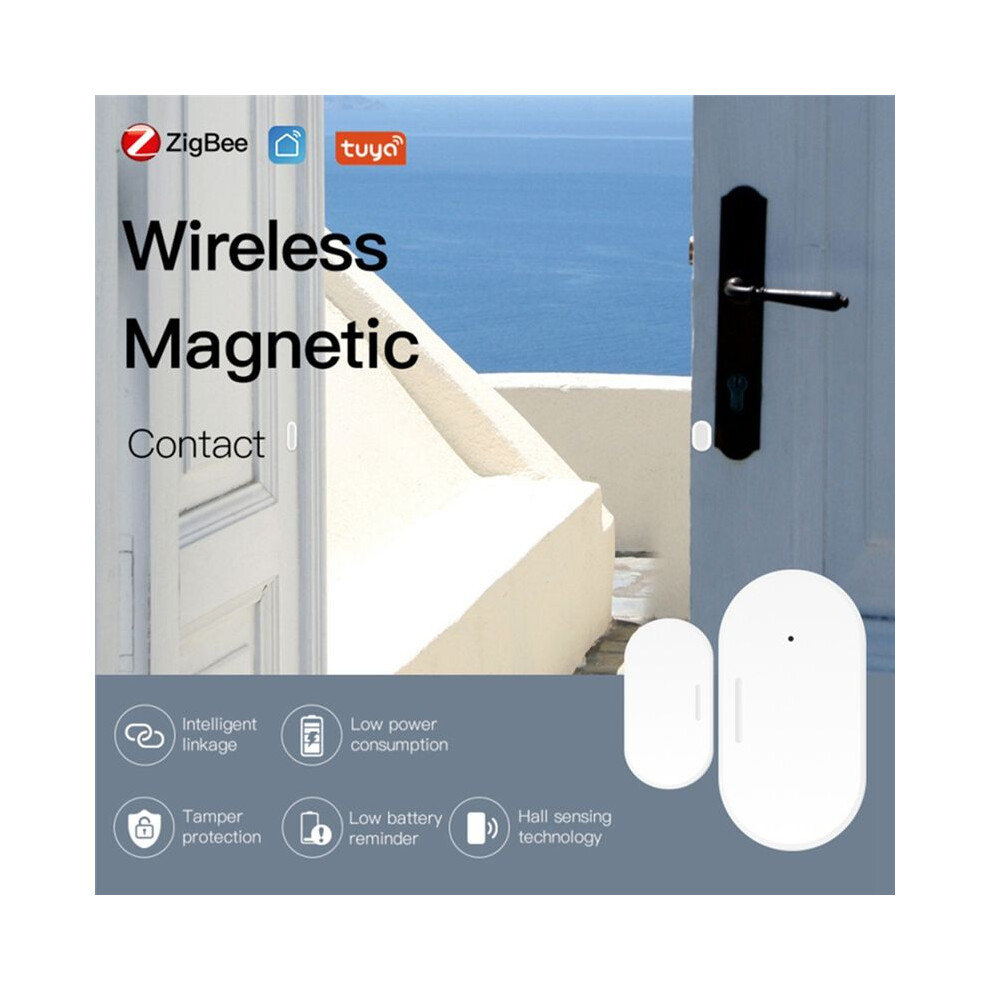 3X Tuya Zigbee Door And Window Sensor Home Automation Security Protection Smartlife App Alarm 4712810566527