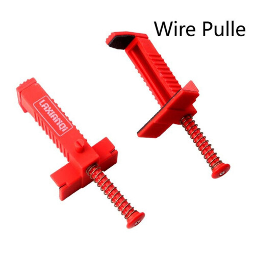 Brick Leveling  Runner Bricklaying Measuring Drawing Leveler Construction Masonry Building Wire Puller Tools, Red 2