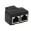 2 Port RJ45 Splitter Adapter LAN Network Ethernet Extender Connector Plug Lot 4pcs 6