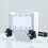 Upgraded Featherboard Safety Device Stackable Feather Board Fits Most Standard , T-Slots, T-Rails  Table Saws,White 4