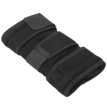 Breathable Outdoor Climbing Knee Pad with 4 Spring Bars, Adjustable 19.5cm Black