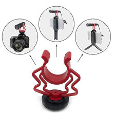 4PCS Universal Microphone Wavy Shock Mount Adapter Plastic Microphone Bracket Mount Replacement for By-Mm1