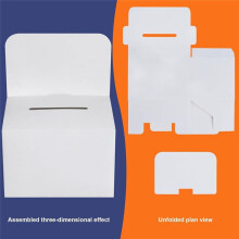 24 Pack Suggestion Box,Raffle Boxes with Slot.Donation Boxes for Fundraising,Ballot Box with Slot for Business