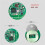 For NRF52832 9 Axis Ble Motion Sensor Beacon with Accelerometer Gyroscope Magnetometer Sensor Barometer Bt Module 6