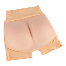 Women's High Waist Butt Lifter Tummy Control Shapewear Shorts M Skin