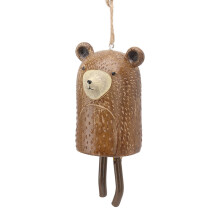 Resin Raccoon Hanging Animal Wind Chimes for Garden Decor