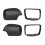 Car Black Rearview Mirror Cover Shell Side Mirror Caps with Frame Replacement for  E53 X5 2000-2006 3