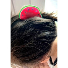 Watermelon Fruit Shaped Hair Claw Clip Hair Jaw Barrettes Hairpins Ponytail Holder Decor Accessories for Women Girls
