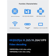 RK3566 Development Board ARM Microcontroller 4K 60fps WiFi-BT met Bekabeld Netwerk voor Linux Android 2G+16G