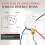 Ceiling Fan Pull ,ZE-208S E89885 3 Speed 4 Wire Fan  Pull Chain Cord  Fan Lights  Replacement 4
