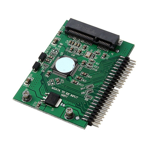 2X Adaptador Conversor MSATA SSD para IDE de 44 Pinos Como Adaptador Conversor  IDE HDD de 2,5 Polegadas PCI e Express para Laptop 1