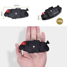 Camera Waist Belt Clip CNC Process Quick Strap Waist Belt Buckle Aluminum Alloy Backpack Strap Mount Clamp Holder