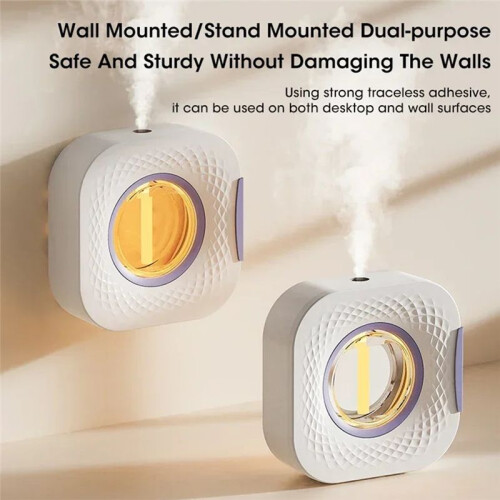 Aroma Diffuser Air Purifier Digital Display Plant Essential Oils 4 Gears Wall Mount Tabletop USB Charging 2