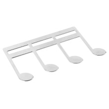 Metal Music Book Clip Portable Piano Sheet Music Stand Silver Easy to Use