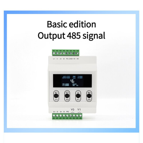 DIN Rail Force Gauge, 4-20mA Output, RS485 Controller, High-Precision Weighing Display Module Basic Style 2