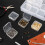 48 Pcs Small Bead Organizer Bead Case Storage Organizer Diamond Art Containers Accessory Storage with 2 Pcs Hinged Lid 3