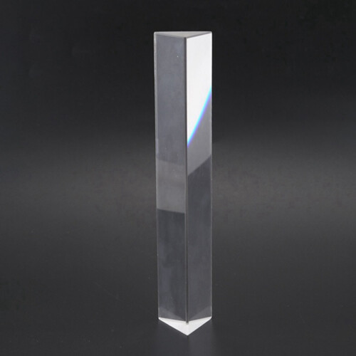 Optical Equilateral Rainbow Triangular Prism Glass Physics Experiment Children Student Photography Triangular Prism