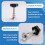 Drawer Front Installation Clamps, 2PCS Stainless Steel Cabinet Installation Clamps Tools for Drawer Front Panel 5