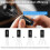 MHW-3BOMBER WDT Tool Espresso Distribution Tool with Magnetic Stand,Adjustable Range Coffee Needle Stirrer Dosing Funnel Set,A 3