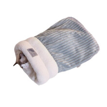 Kattenwinterslaapzak Zachte Pluche Kattenzak Zelfverwarmende Kattengrot voor Binnenkatten Kattenschuilplaatsen Huisdier Snuggle Sack A