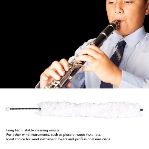 Professional Flute Cleaning Kit Includes Rod Cotton Thread Wall Brush Swabs 2