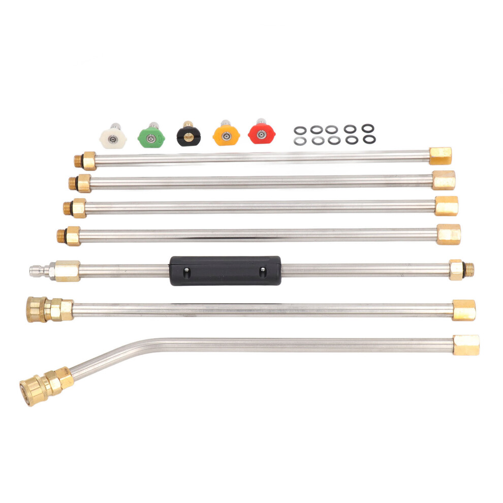 High Pressure Power Washer Extension Wand Set 4000 Psi With 5 Nozzle Tips 4251388981610