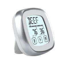 2X Termometro Digitale per Carne per Griglia - Indicatore di Temperatura Istantanea per la Cottura Della Cucina del Forno con Sonde Metalliche