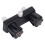 RV Shower Faucet Valve Diverter with 2 Knobs, Black, PC Material 14