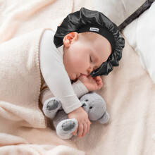 Black Wide Brim Shower Cap 40 cm Diameter 84 g