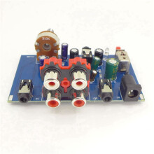 2X NE5532 Dual OP Amp Front Audio Amplifier, Stereo Tube Preamp Treble Mid Bass Tone Control Dual-Purpose