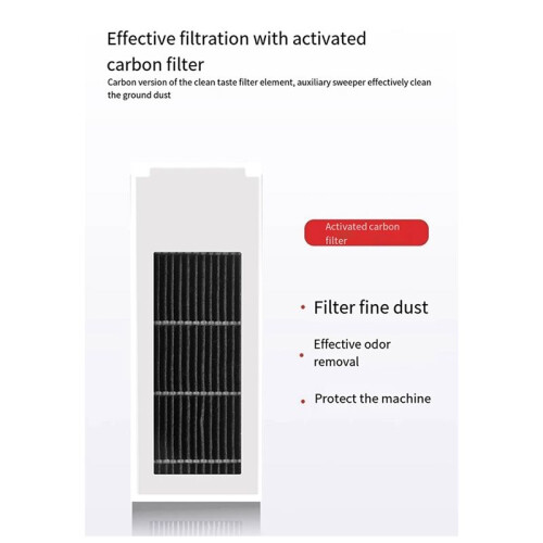 NYTT för  Deebot X2S Maskindammsugare Sidoborste Rag Filter Clip Koldammpåse 1
