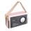Retro Bluetooth Speaker 1200mAh Cherry Pink Small 5