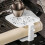 Coffee Machine Electronic Scale Bracket, Extraction and Weighing Adjustable Bracket, Coffee Weighing Stand (White 2) 2