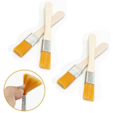 Set di 30 Pennelli per Pittura con Manico nel Legno, Pennello per Pulizia e Rimozione Della Polvere, Pennello per Vernice Lucida, Pennello per Olio
