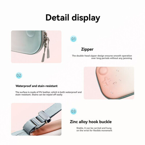 For   2 Game Console Storage Case with Anti-Drop Anti-Shock Strap Carry Bag Game Console Protection C 2