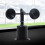 4X 0-70M/S Wind Speed Sensor Environment Signal Output Pulse Type Three Cups Wind Speed Sensor Anemometer DC5-30V 5