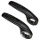 (Black) Adjustable Bike Grip Bar Ends for Comfort 2