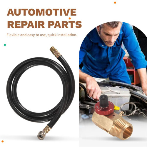 Kit de VáLvula de Tanque de Ar com Medidor, Kit de Reparo de Tanque de Ar Vem com Medidor de PressãO de 2 Polegadas com NPT de 1/8 de Polegada, 2