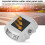 Reusable Solar Road, 2Pcs 6 LED Stud Lights Ground Garden Lawn Path Deck Dock White Warning Lights(2Pcs) 2